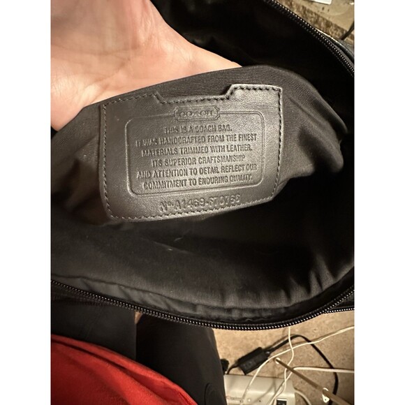 Coach Black Utility Briefcase - Retails $348- See Images For Call Out - Picture 4 of 6